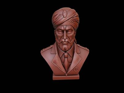 Nain Singh Rawat Bust