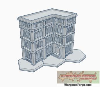 Gothic Building 19 with Hex Base GHB019
