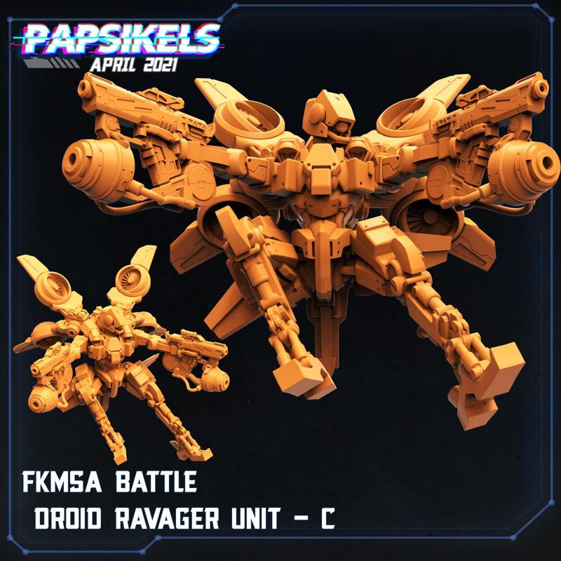 FUKIMASA BATTLE DROID RAVAGER UNIT - C