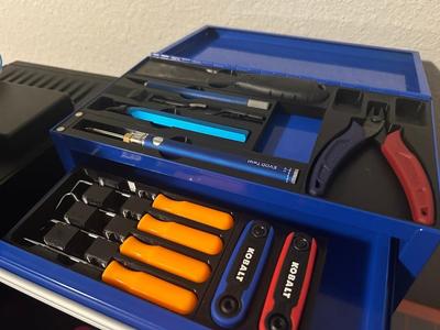 Kobalt MINI toolbox magnetic organization