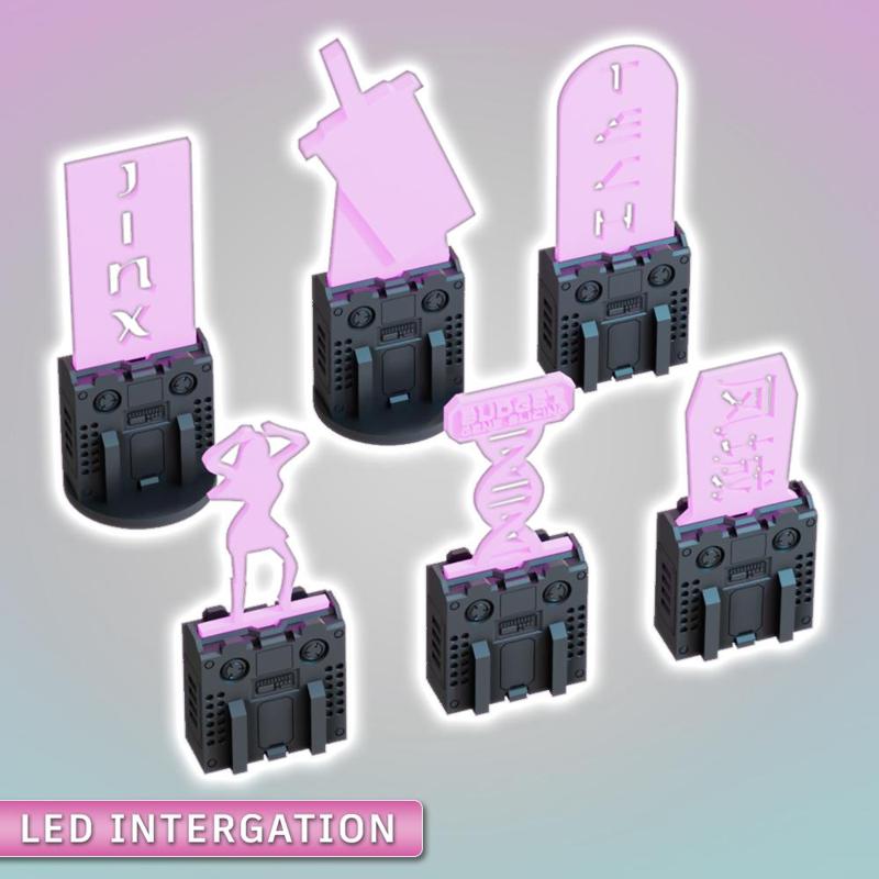 Flatline City: Holo Boards with LED Integration