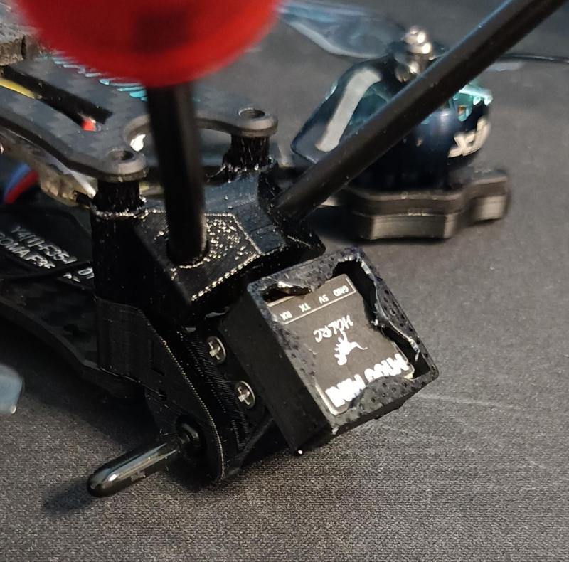 diatone roma f35 Walksnail dual antenna + gps mount