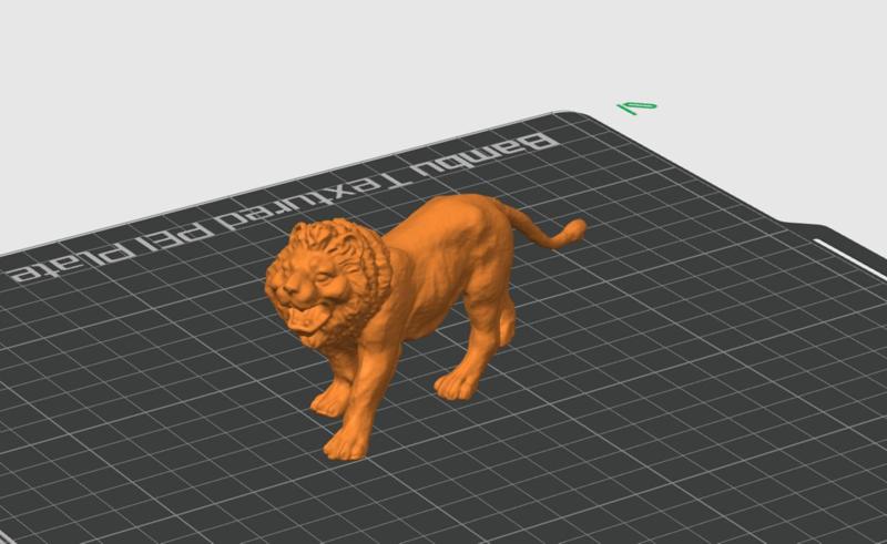 Lion Sculpture high detail