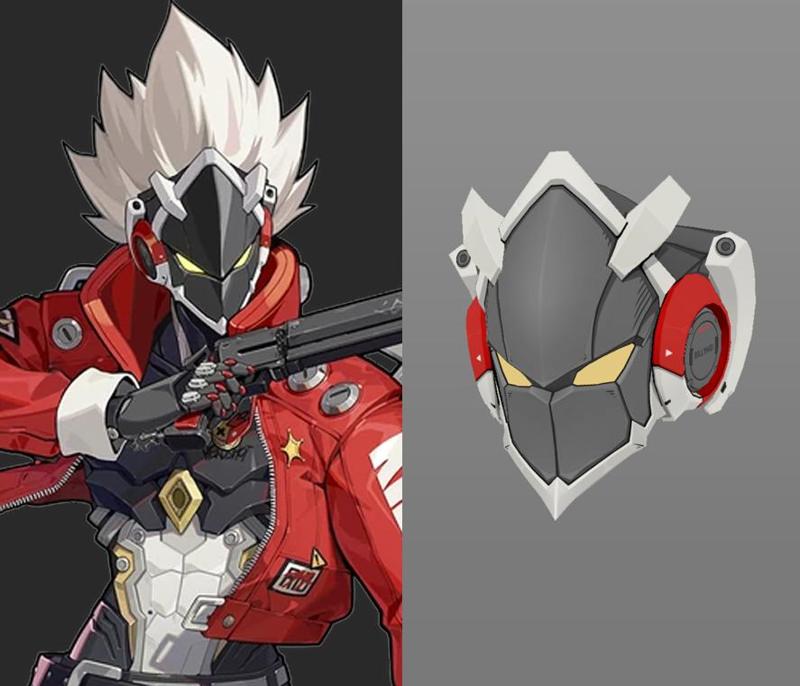 Zenless Zone Zero Billy Kid helmet pepakura file/3d model/PDO