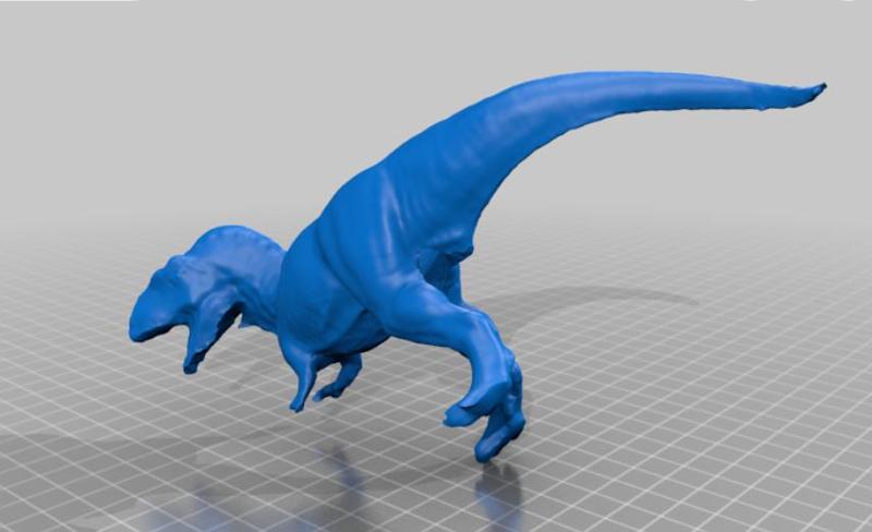 Miraco scan of a T-Rex dinosaur toy