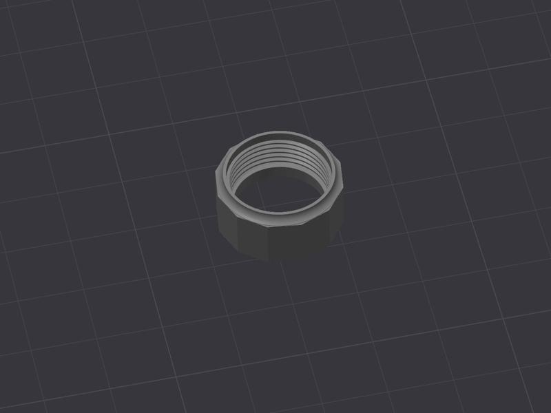 Xiaomi Yi Smart Dash Cam mount nut