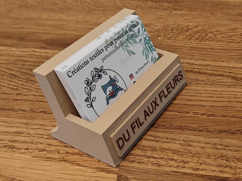 Support de carte de visite / Business card holder
