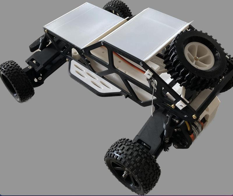 Tarmo5 Body Kit rear tire / garmin mount