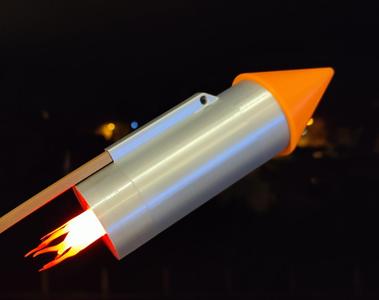 New Year's Eve Rocket Decoration