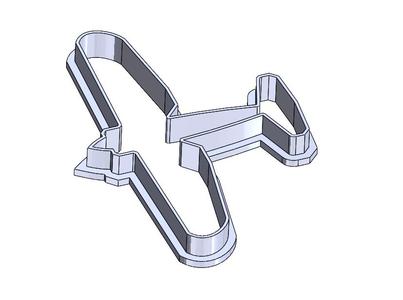 Plane cookie cutters