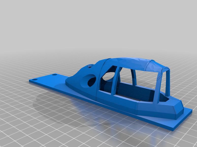 TBRC Warlock P38 Open Cockpit and electronics cover