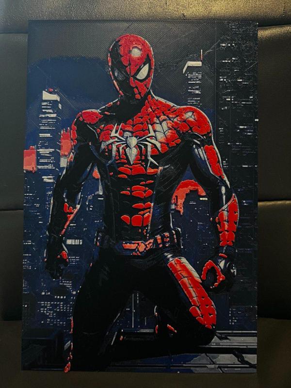 Spiderman City hueforge