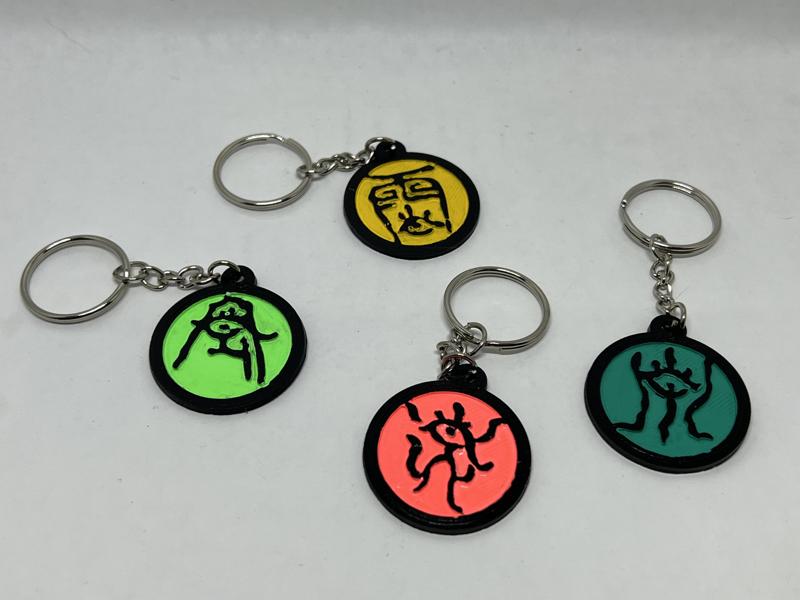 TOTK Sages Vow Medallion Keychains