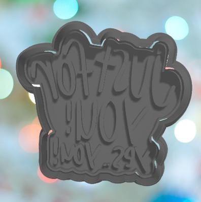 Thank You Cookie Just For You  Cookie Cutter