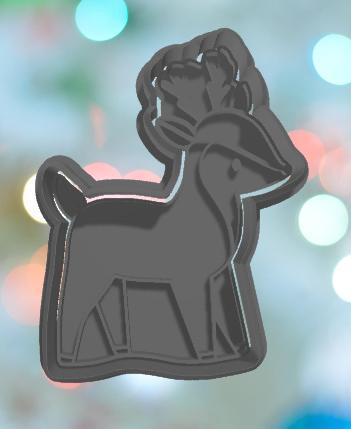 Christmas Deer Cookie Cutter