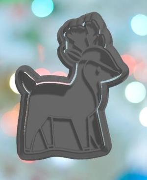 Christmas Deer Cookie Cutter