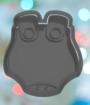 Baby Shower Baby Boy Overall Cookie Cutter