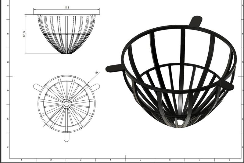 Leaf trap in the gutter
