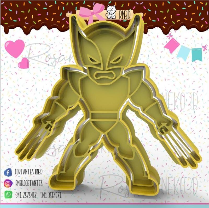 WOLVERINE cookie cutter - WOLVERINE cookie cutter
