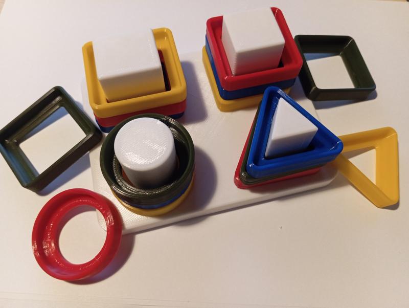 Toddler Shapes And Colors Sorter