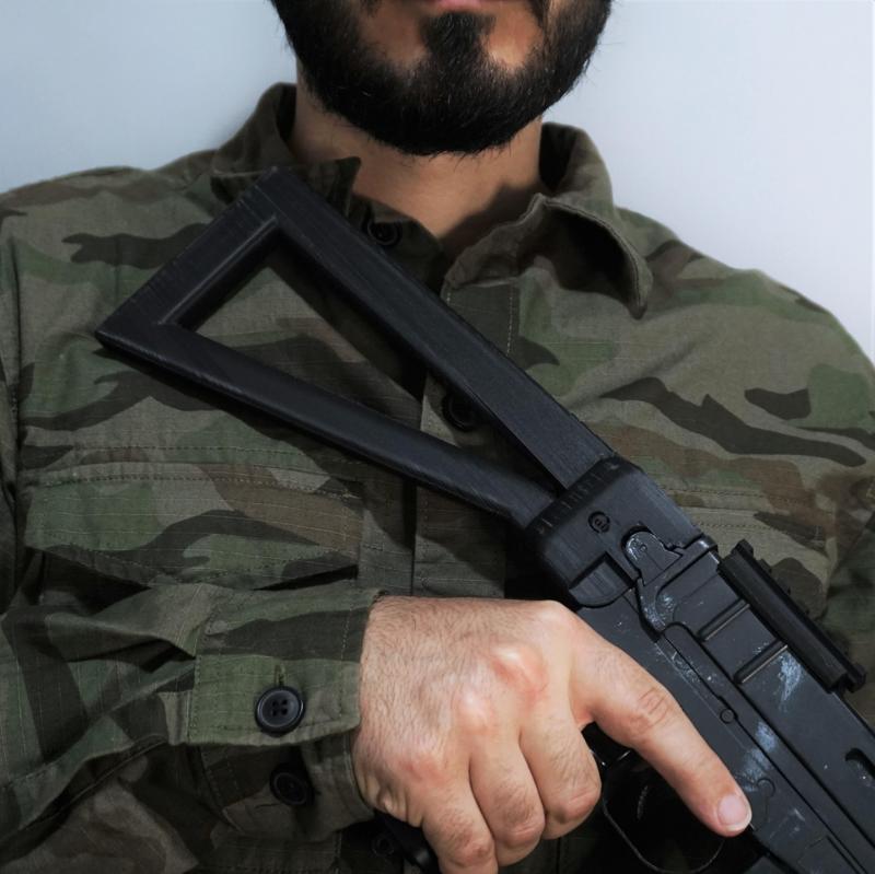 Scorpion VZ61 Full Stock 24cm (AIRSOFT USE)