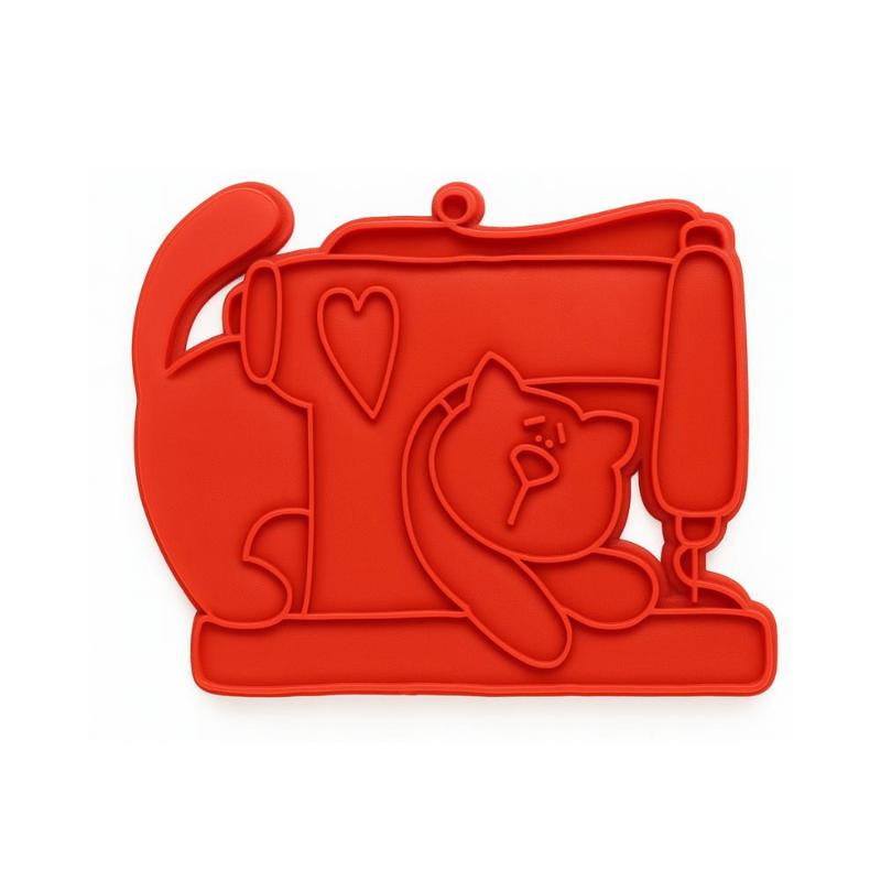 CAT SEWING MACHINE COOKIE CUTTER