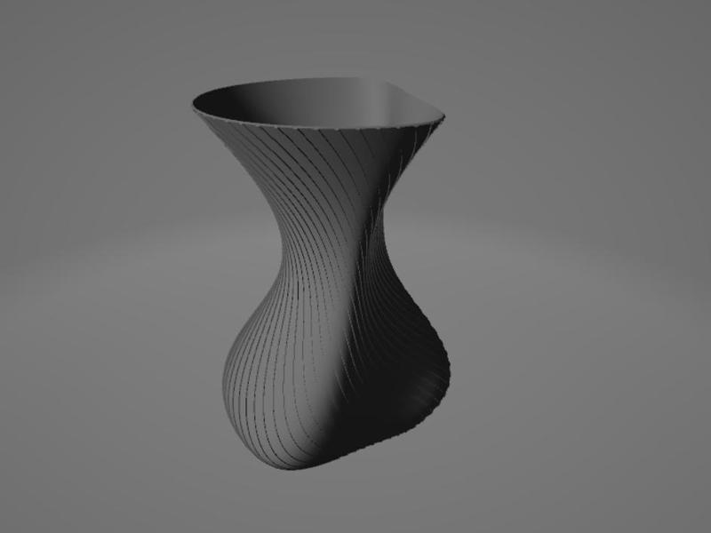 Grovy Vase Spiral