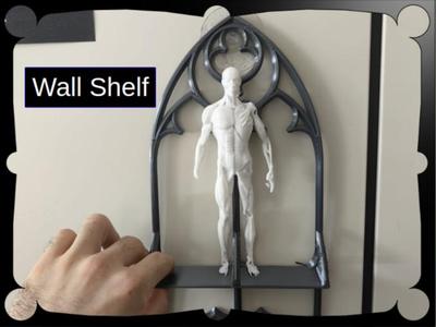 Gothic Cathedral Window Wall Shelf