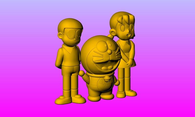 Doraemon Nobita Shizuka family