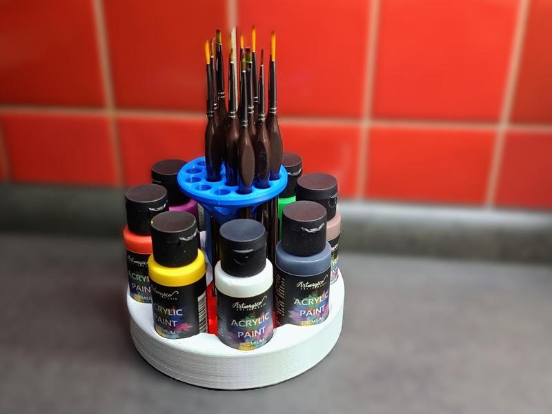 Paint stand for brush stand