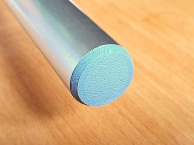 End Caps for 25 mm Poles (e.g., Wardrobe Poles)