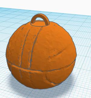 Llavero de pelota de Basket