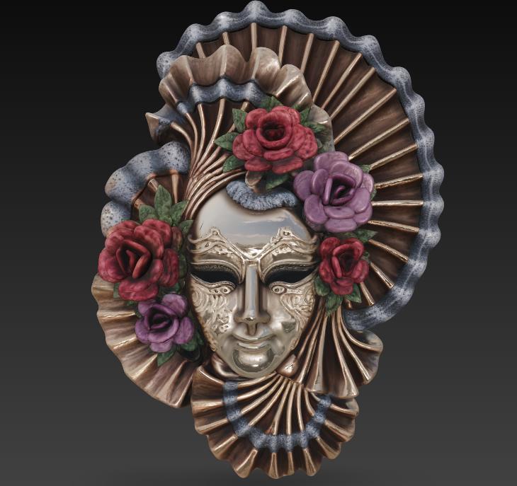 MASKS OF COLLECTION "MASCARA ABANICO 2".