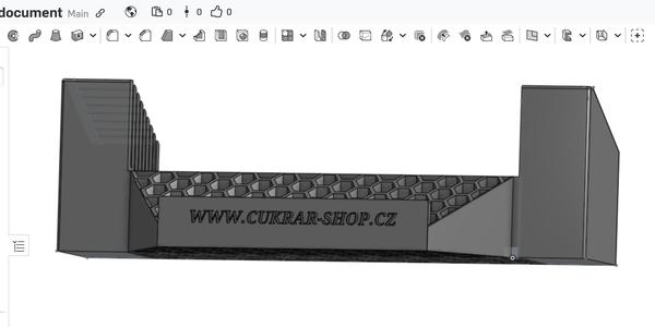 Stojan na tiskové podložky a sklo