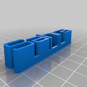 Sahra 3D name plate