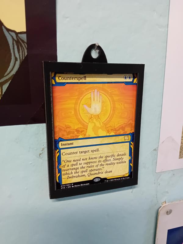 card display case (made for Magic The Gathering cards)