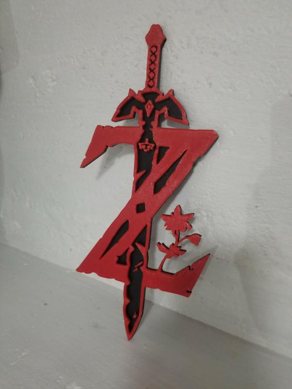 BOTW Z SWORD WALL DECORATION