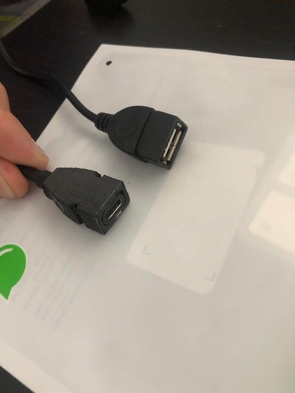 USB Type C backpack adapter