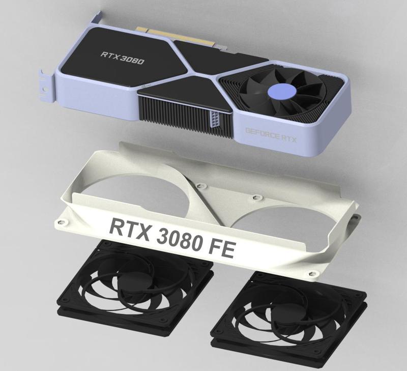 3080 FE Fan Shroud