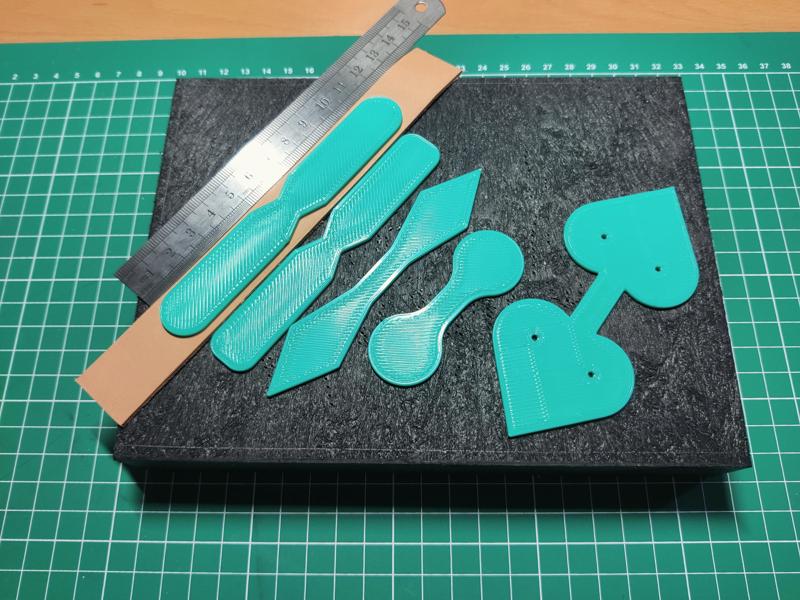 Leather Keychain Templates (5 Variations)