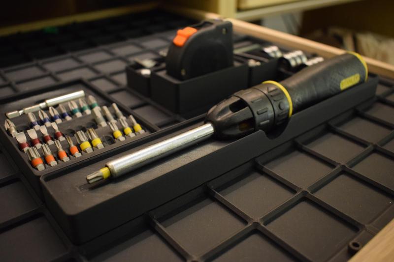 Screwdriver holder - Gridfinity