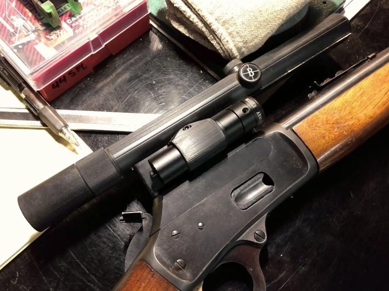 Parametric Combo Scope/Laser Mount for Marlin Rifles