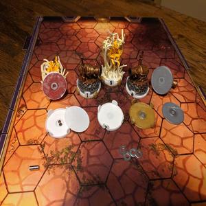 Magnetic Numbered Base Markers for Gloomhaven, Blood Bowl and more