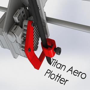 Titan Aero Pen Plotter Mod