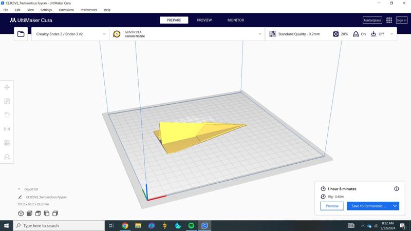 3dprinted paper plane