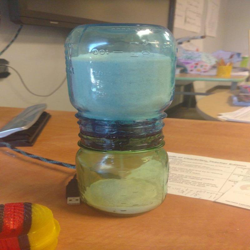 10 min jar hourglass timer