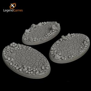 LegendGames 90mmx52mm Oval Skull base x3