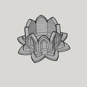 Hookah lotus charcoal holder