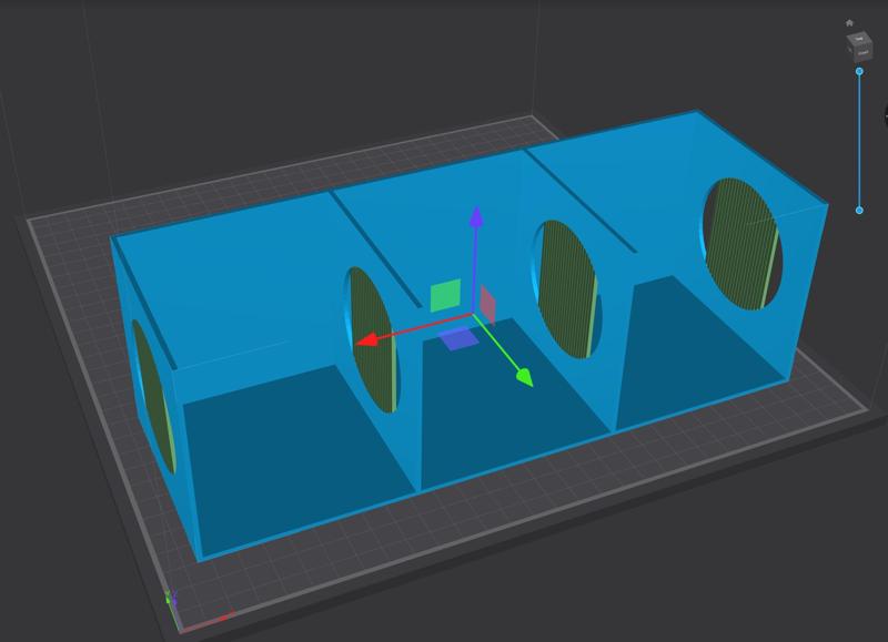 Hamster Hide / Burrow (3-chamber)
