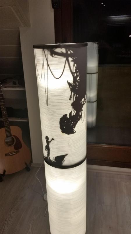GlaDOS lamp silhouette 2.0